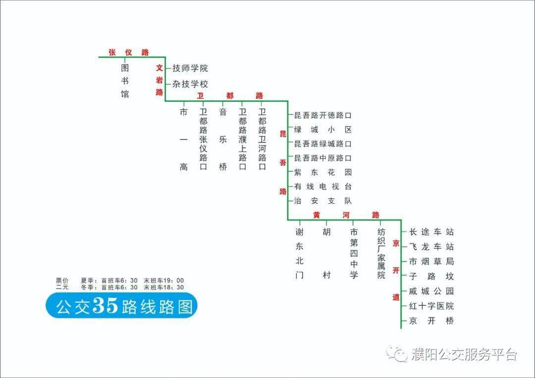 濮阳10路公交车路线图图片