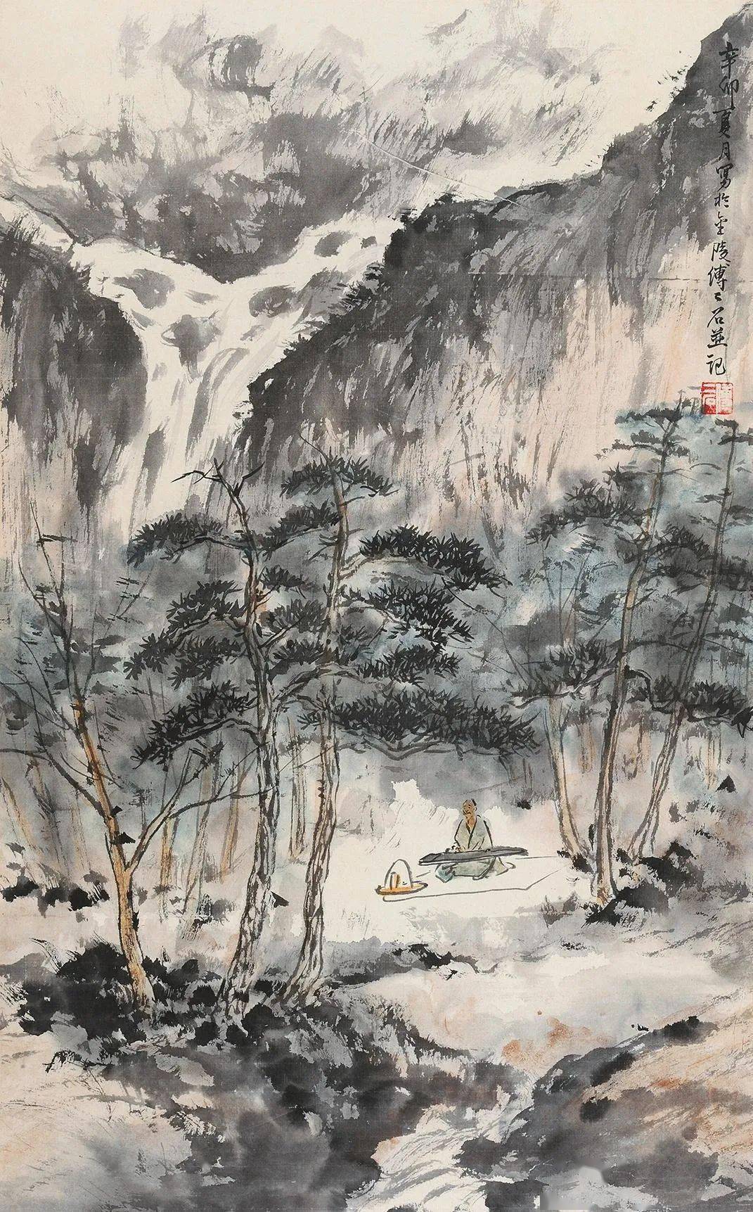 傅二石山水欣赏