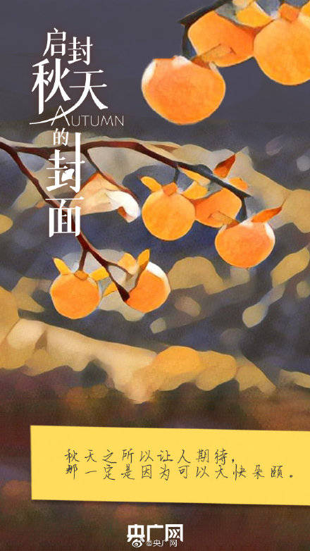 启封|今日白露，一起启封秋天的封面