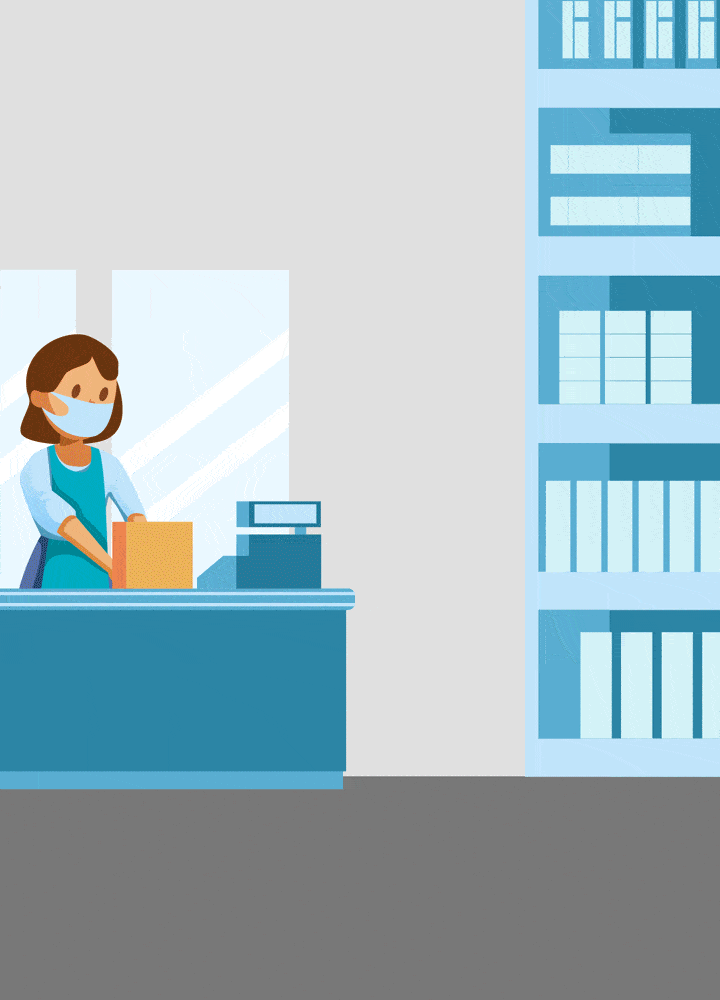 动图|去餐厅,宾馆,银行……除了戴口罩,测体温,还要注意啥?