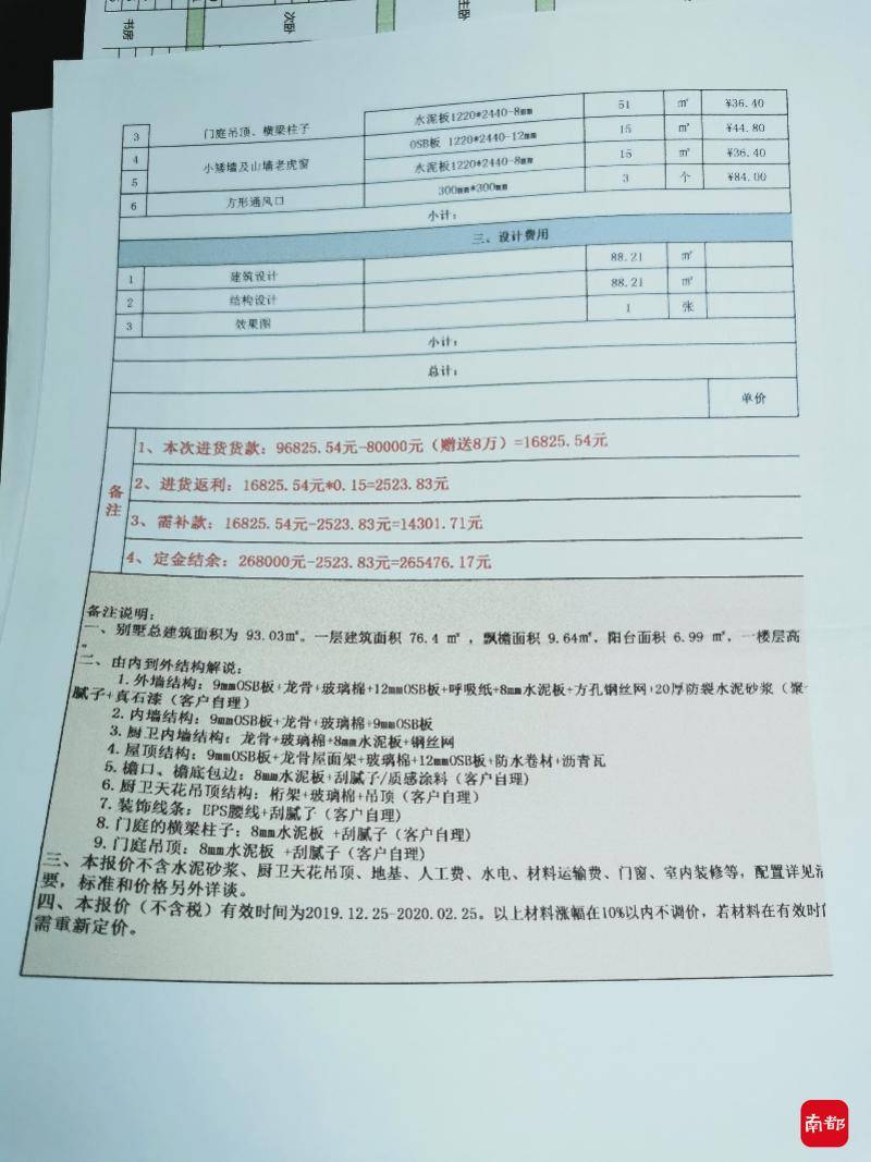 男子花40万代理瑞景宏盛公司“轻钢别墅”血本无归(图3)