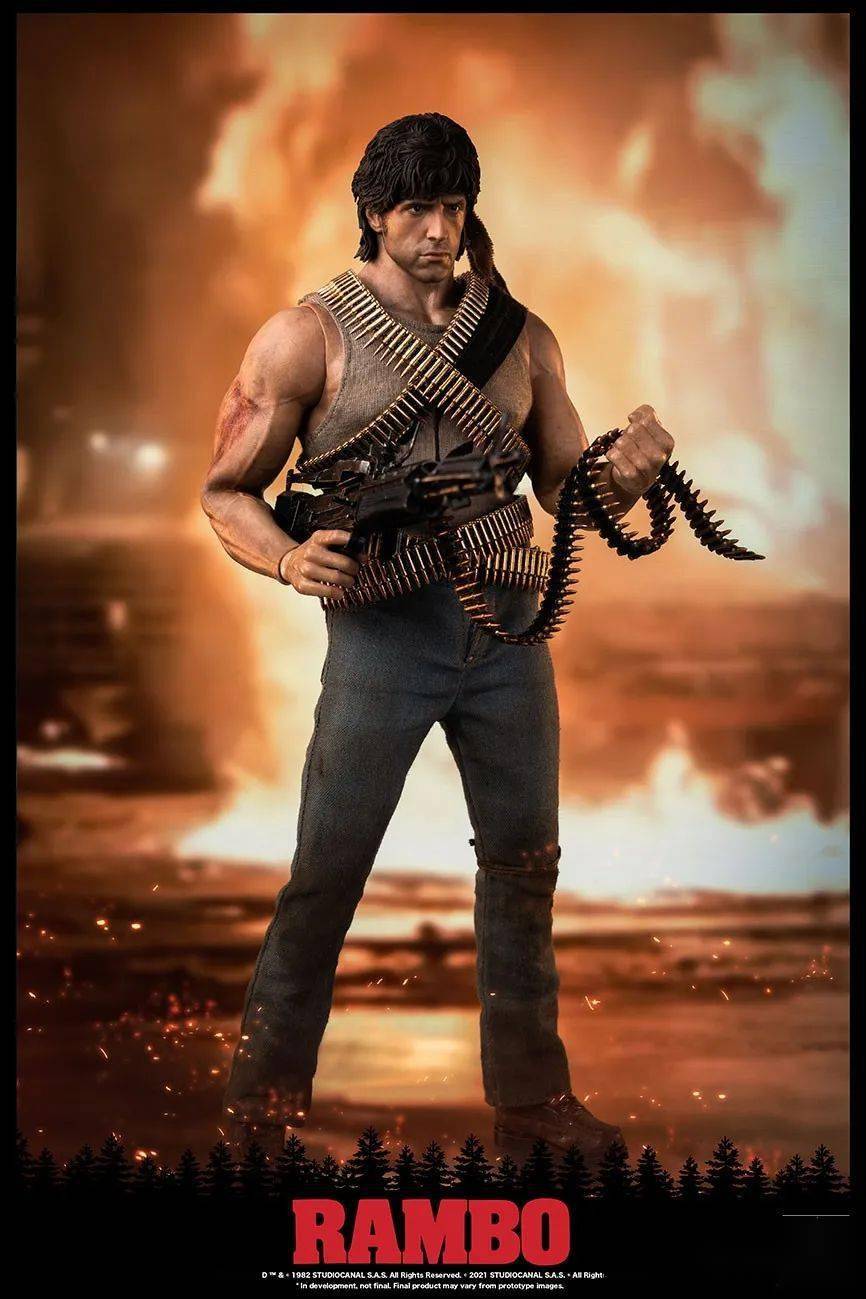 threezero:1/6  第一滴血> 约翰·兰博 可动人偶 官图