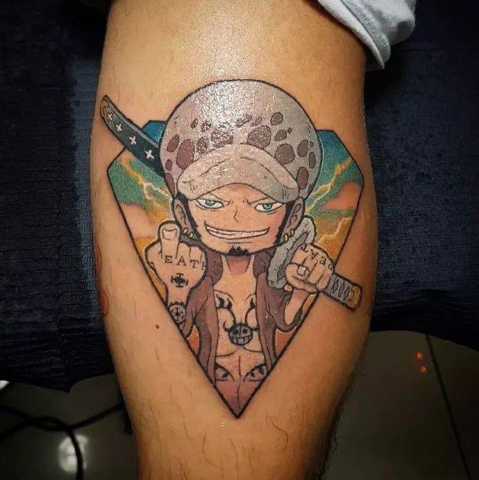 好看的海贼王纹身贴纸