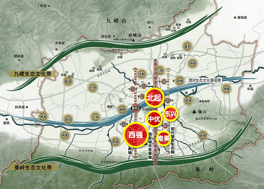 西安最新规划图最新版图片