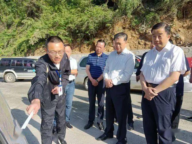 石昌林来宁陕调研项目建设工作