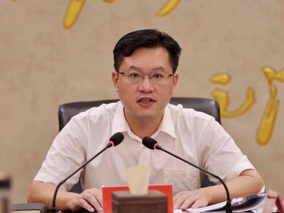 潘军明,牟傲野,范卫东,叶军超等区委领导参加会议.整改落实落