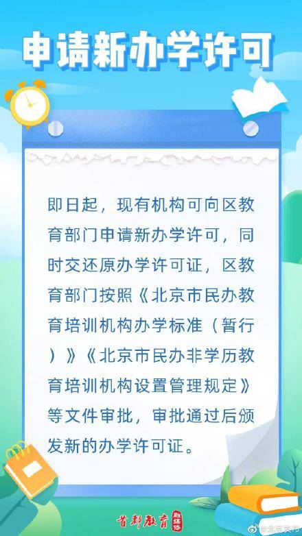 机构|最新发布！北京学科类培训机构年底前完成营转非