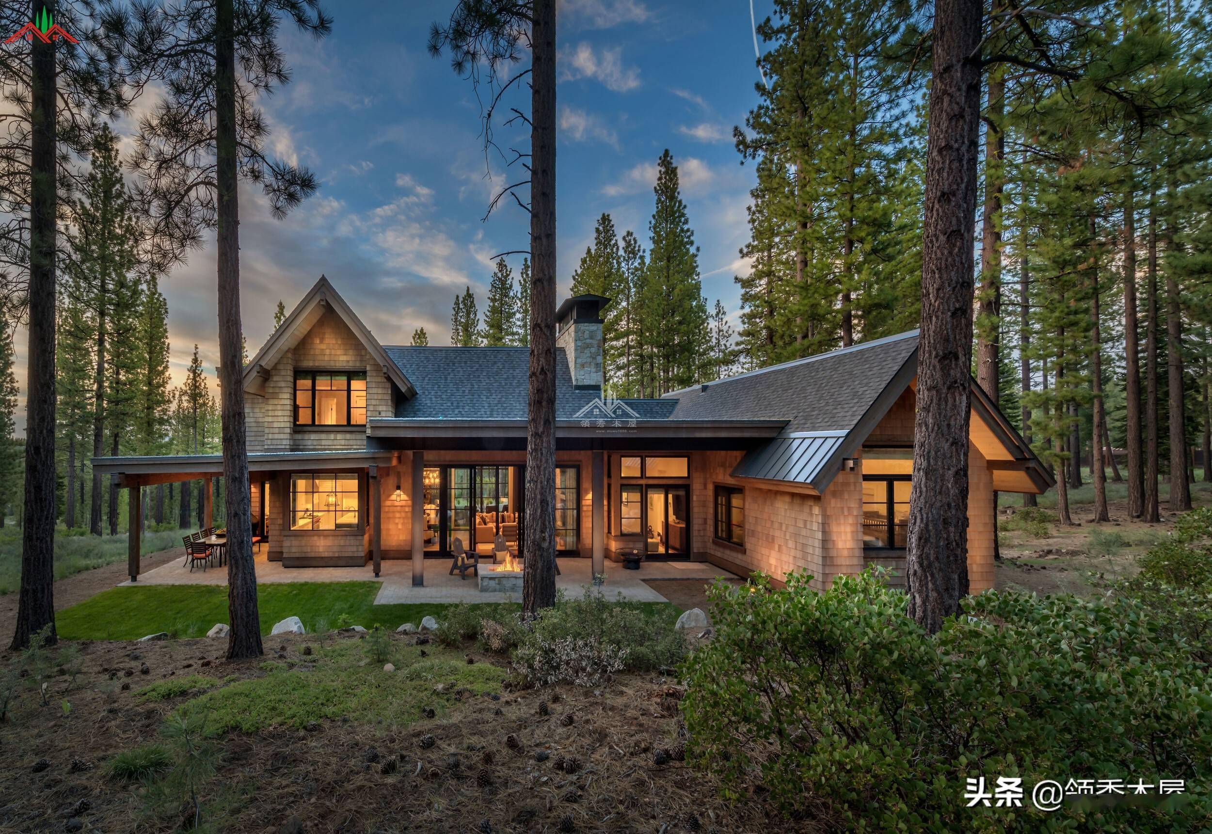 森林里的,离城市较远的可以参考一下这个精品特色的民宿木屋酒店的