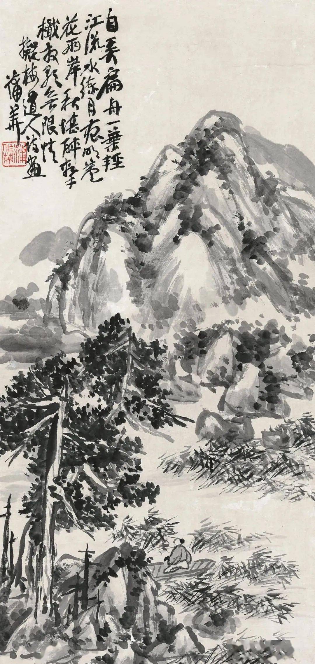 蒲华山水风韵清透