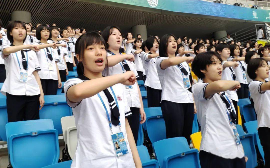 碑林学子高光时刻 || 西安铁一中800人合唱团亮相十四运会开幕式