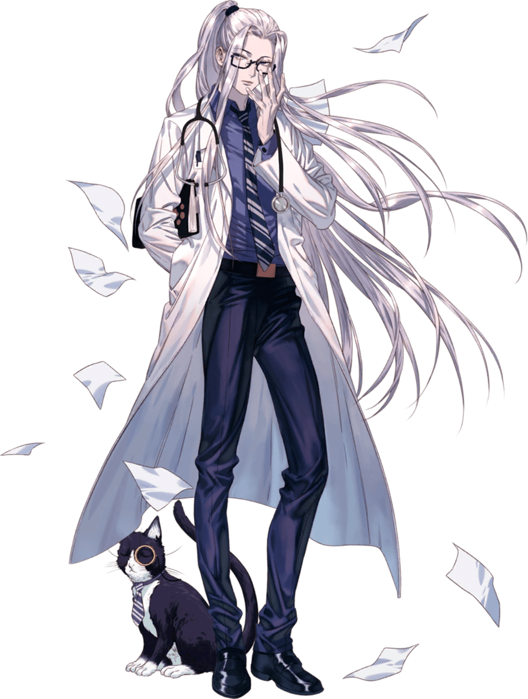 立绘素材高品质最终王冠x新世界游戏原画全身立绘美汁汁