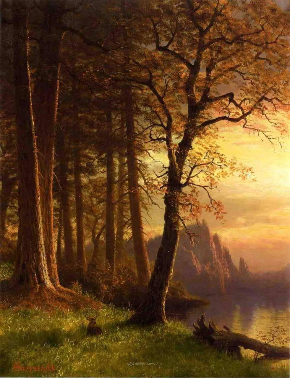 迷人的自然风光~德裔美国画家阿尔伯特·比尔施塔特风景油画欣赏