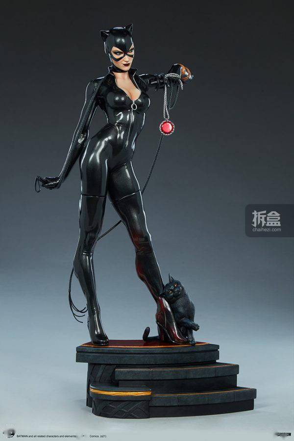 sideshow 300787 dc漫画 catwoman 猫女 雕像