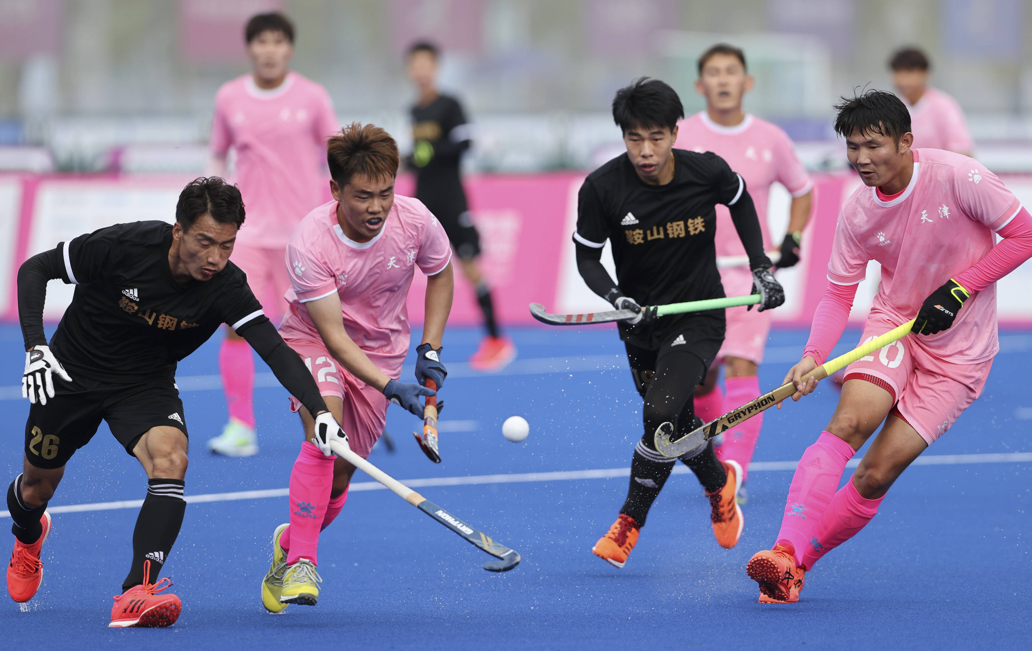 曲棍球——男子小组赛:辽宁队胜天津队_比赛