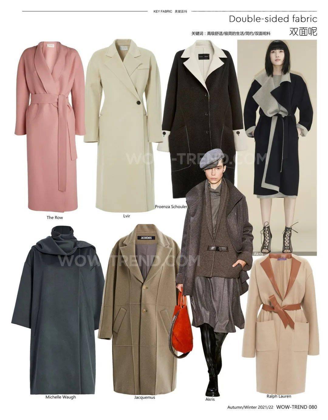 关键|22秋冬大衣设计关键趋势 ！（细节/图案/面料/廓形趋势合集）