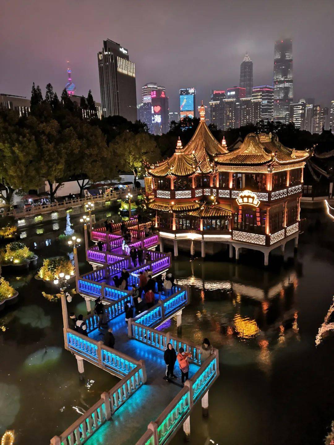 豫园九曲桥明起演绎节气主题光影秀,赏灯度中秋