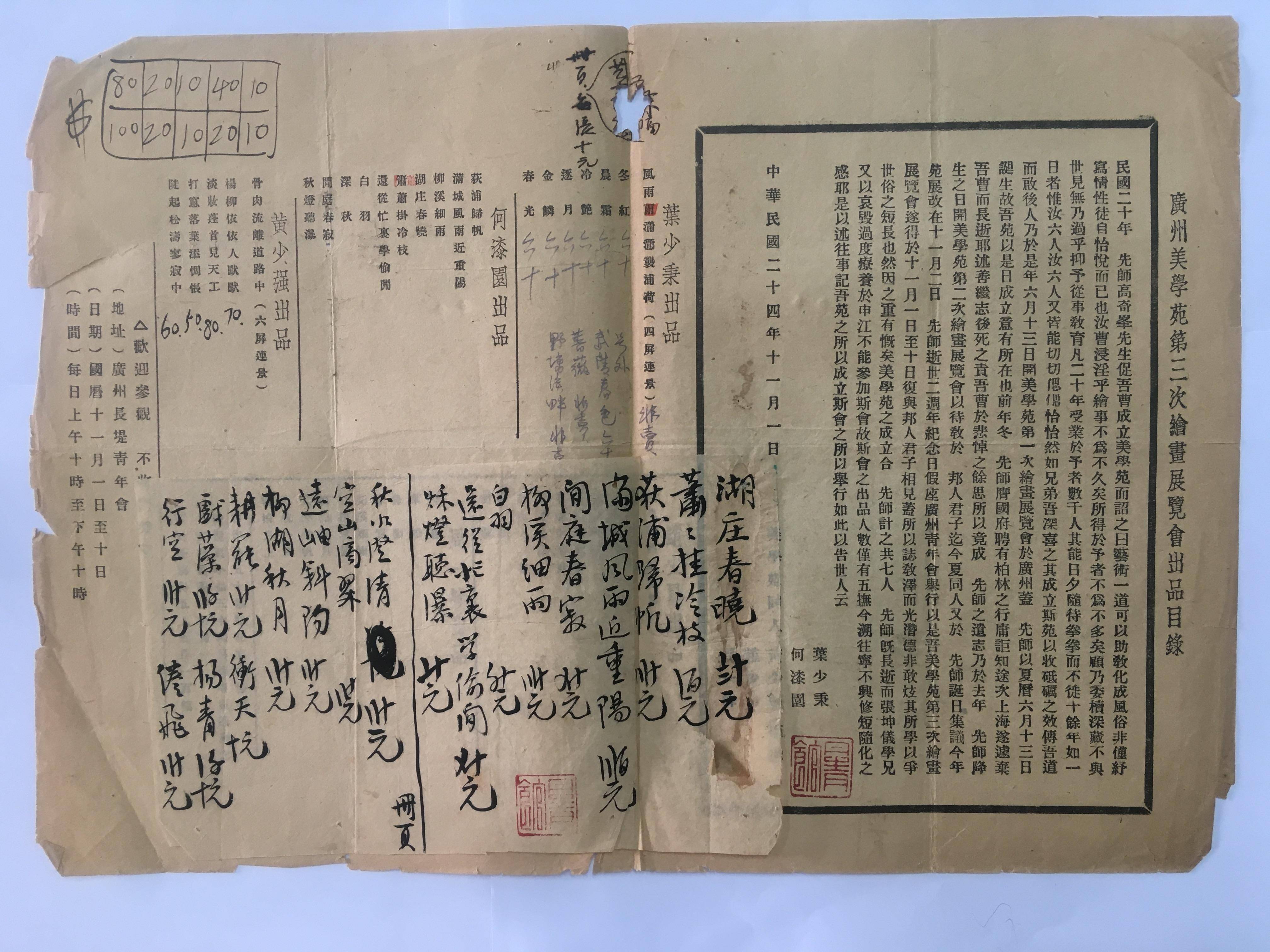 展览|黄志坚美术文献首次集中亮相，曾提出革新是岭南画派的灵魂