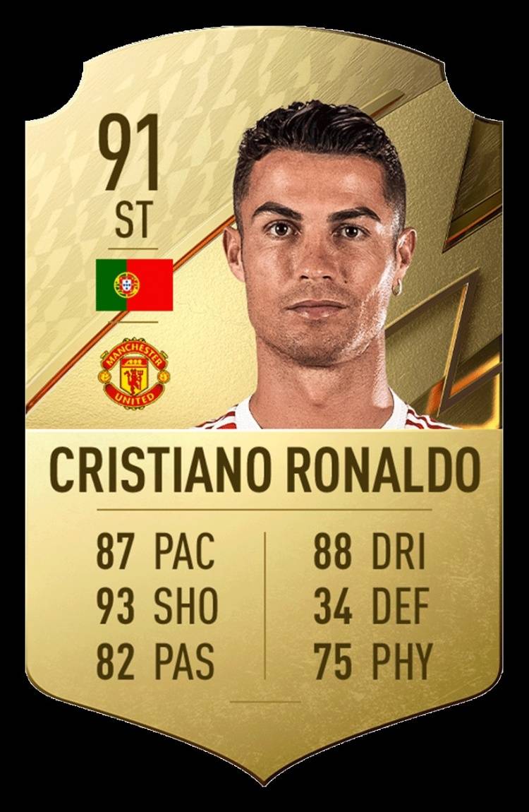 fifa22曼联球员评分top16:c罗91居首,b费88次之