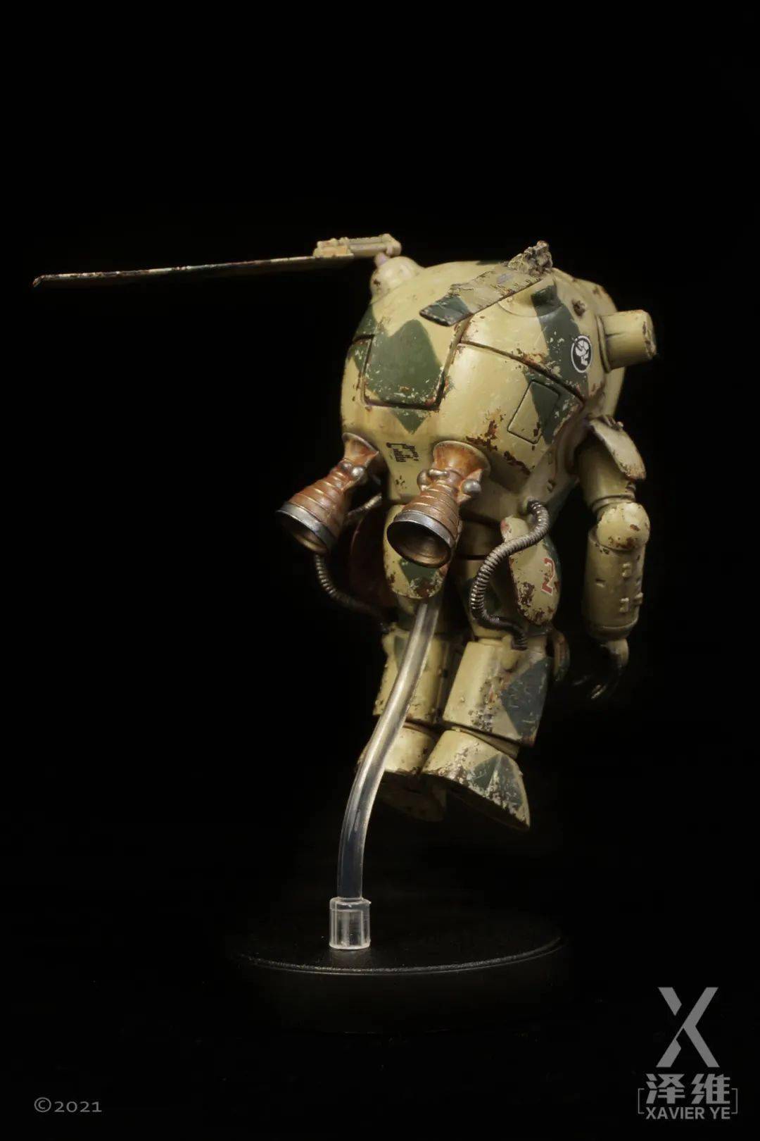 横山宏mak135kauz扭蛋涂装旧化