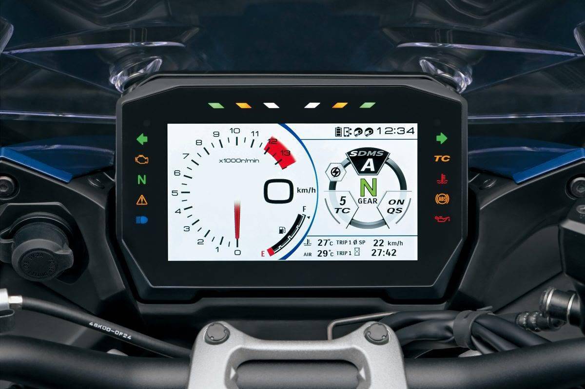 2022铃木gsx-s1000gt发布:生化机械风脸谱,全能公升级跑旅登场