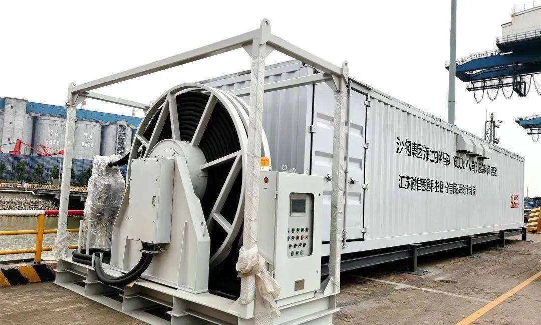 沙钢码头岸电全覆盖船舶靠泊零排放