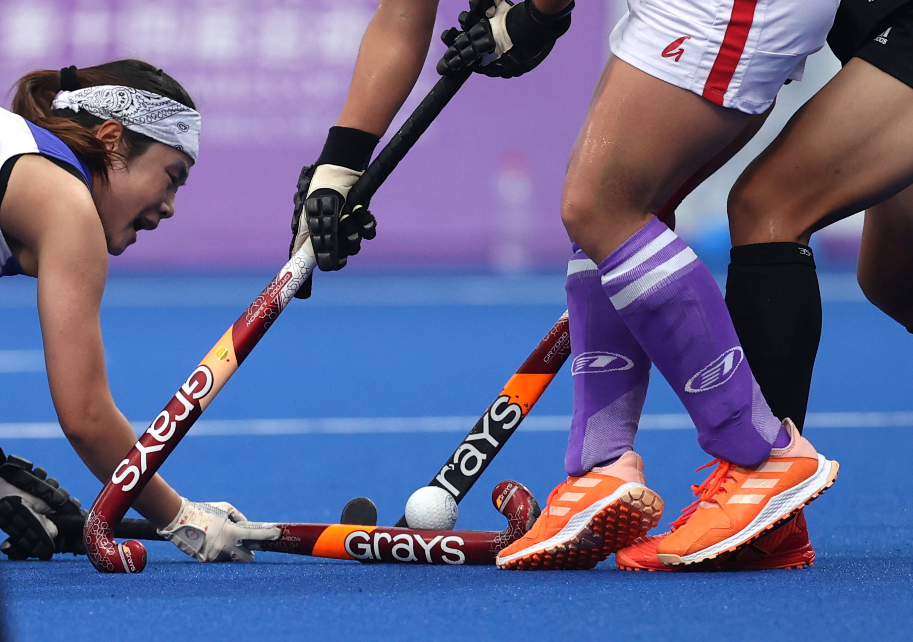 曲棍球——广东队获得女子组铜牌