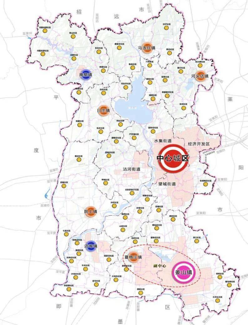 莱西位置地图图片