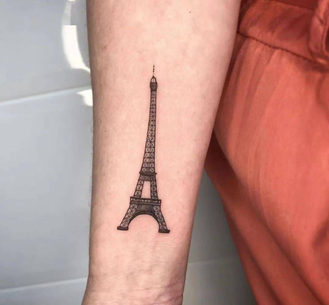 埃菲尔铁塔纹身