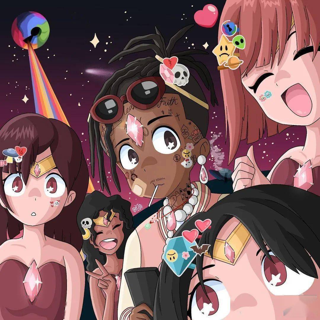 其实 lil uzi vert 额头的这颗钻石,在为他带来流量的同时也带来了极