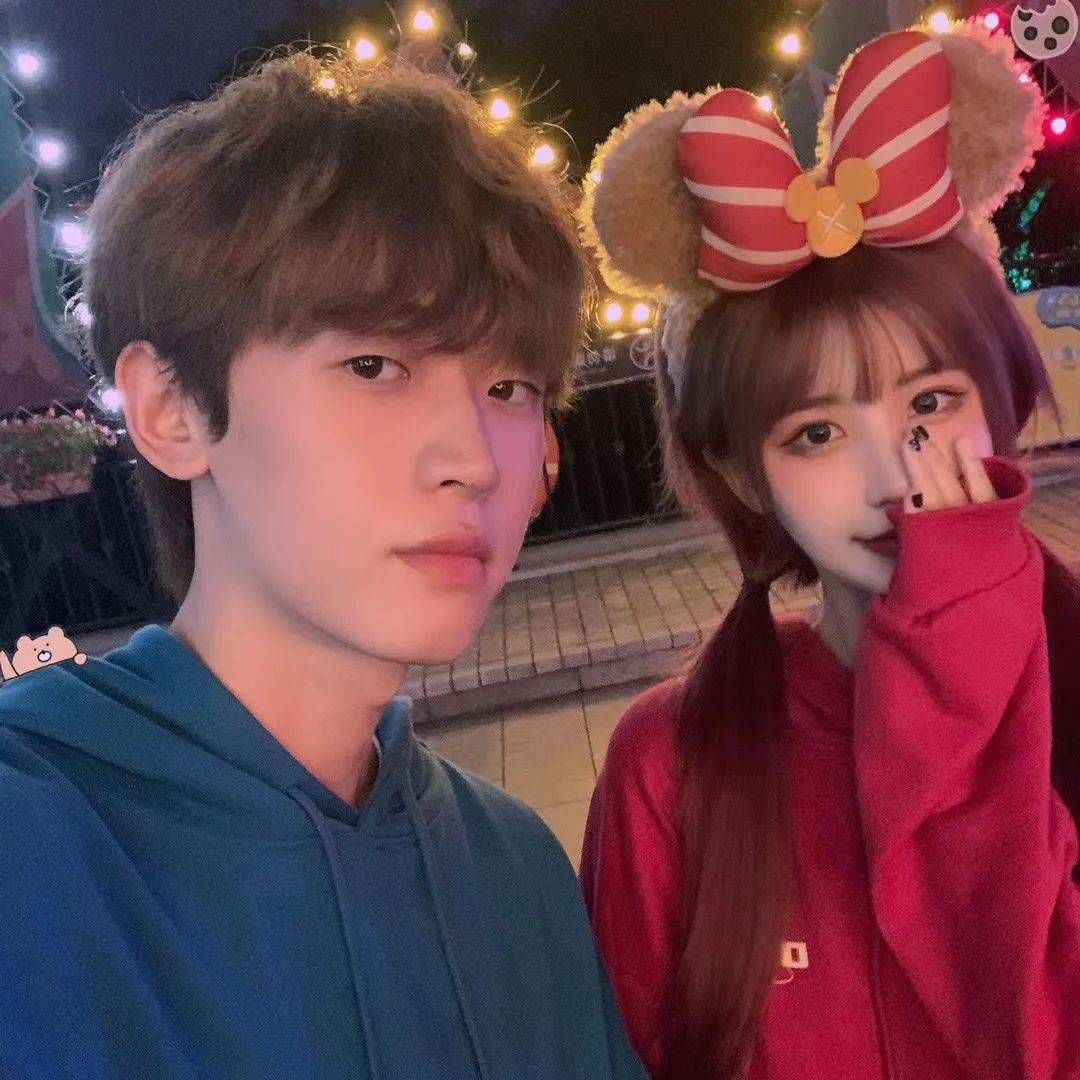 可爱情侣头像为你钟情倾我至诚