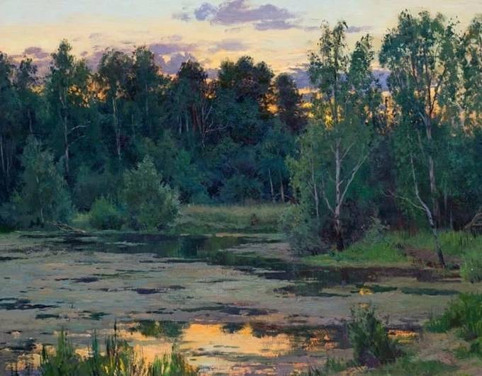 俄罗斯小希施金风景油画真的很美