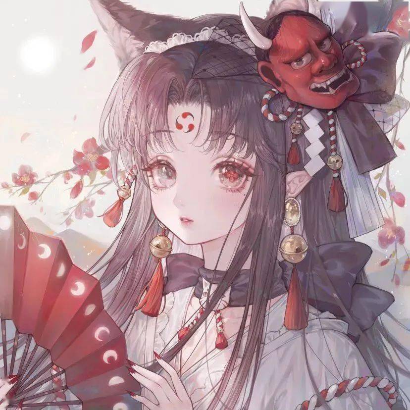 精选微信头像二次元甜甜的你甜甜的笑