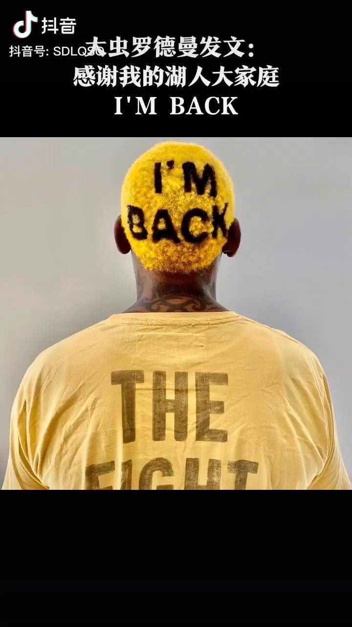 大虫罗德曼发文感谢我的湖人大家庭imback除了红色樱木花道多少人还