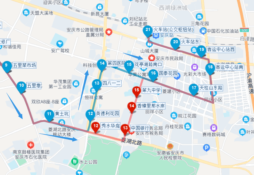 武汉411公交车路线图图片