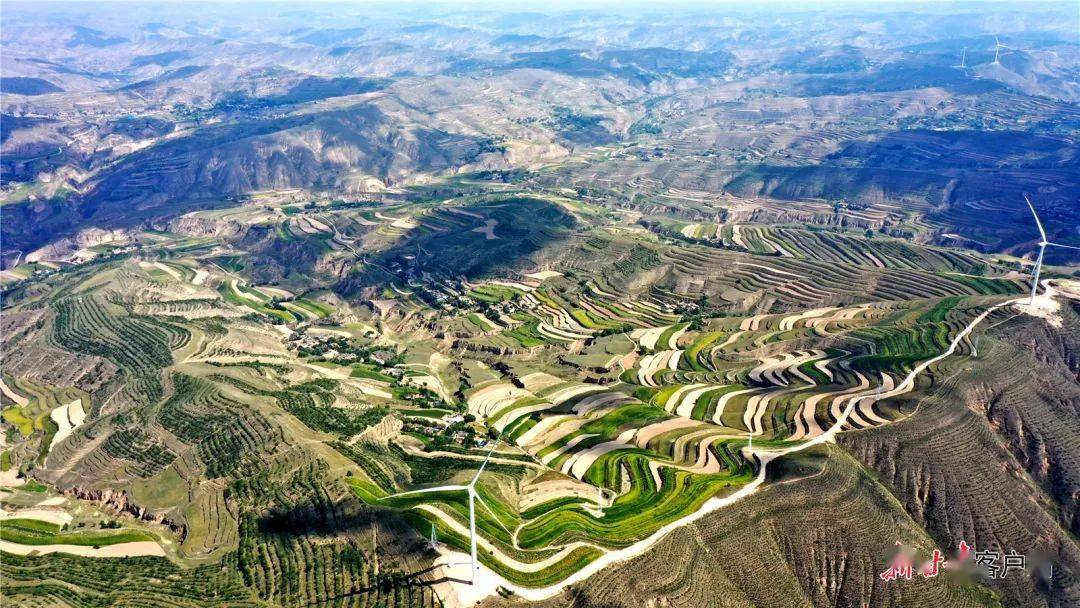 定西梯田,黄土坡上的调色板