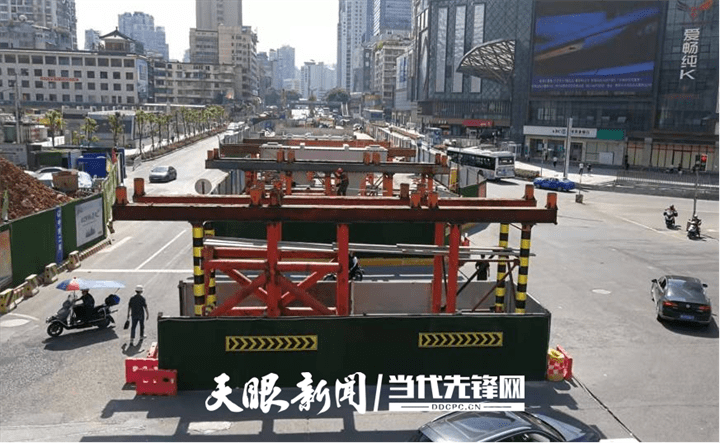 贵阳延安西路东西向还建高架桥今晚通车