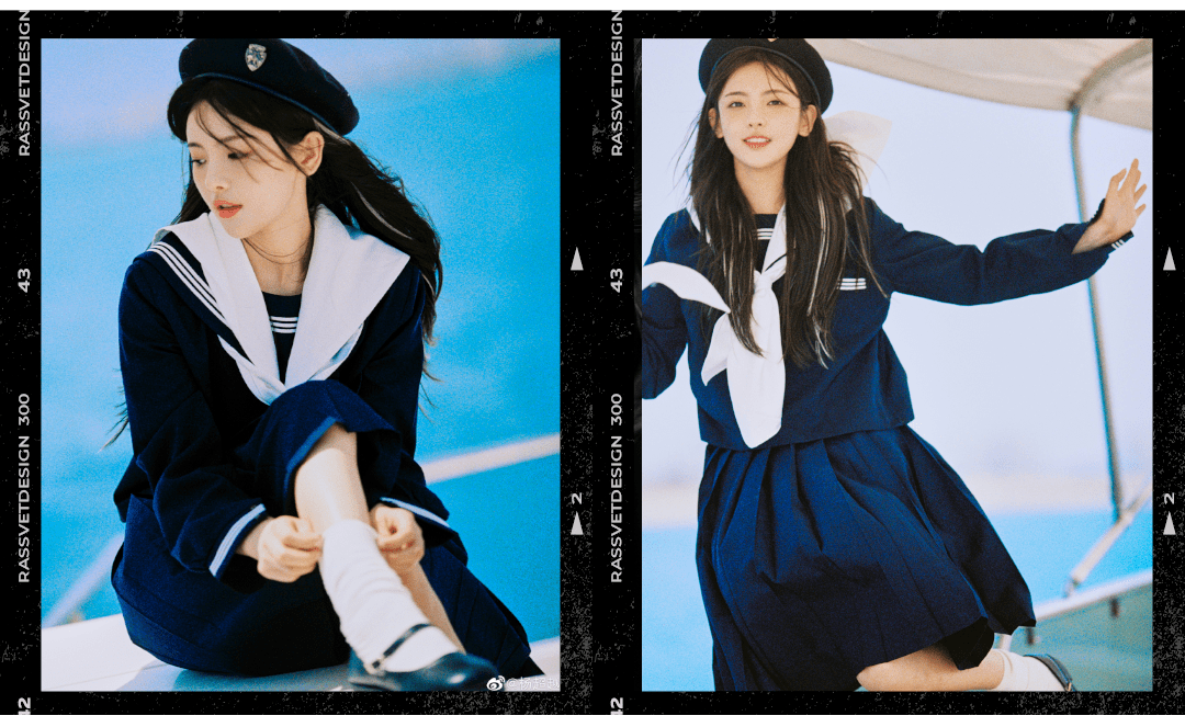 水手服 虞书欣、杨超越都在穿的水手服，究竟有多好看？