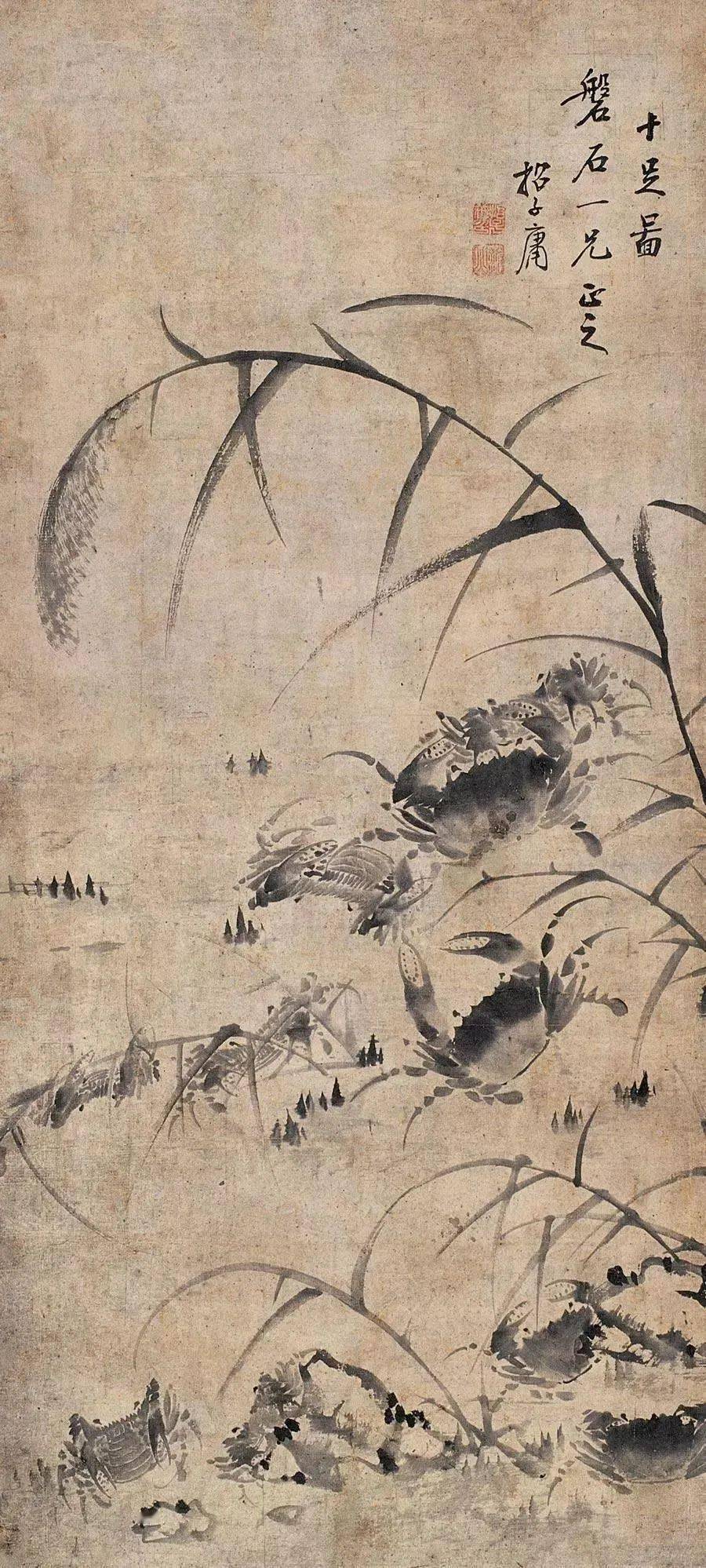 这位把螃蟹画活了