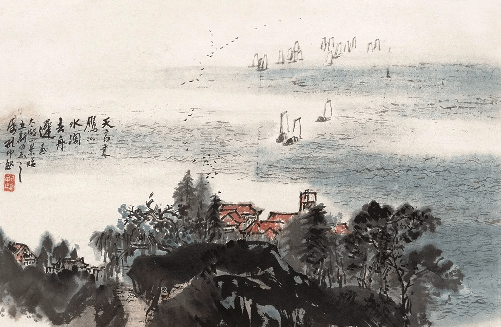 当代杰出的山水画大家孔仲起作品欣赏