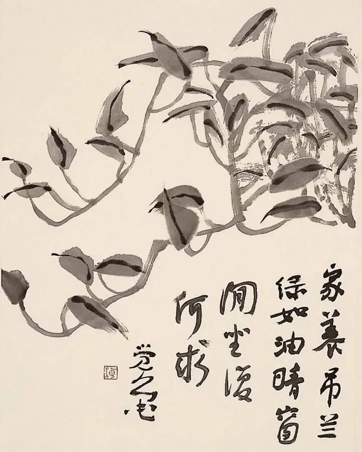 梅墨生花鸟画图片