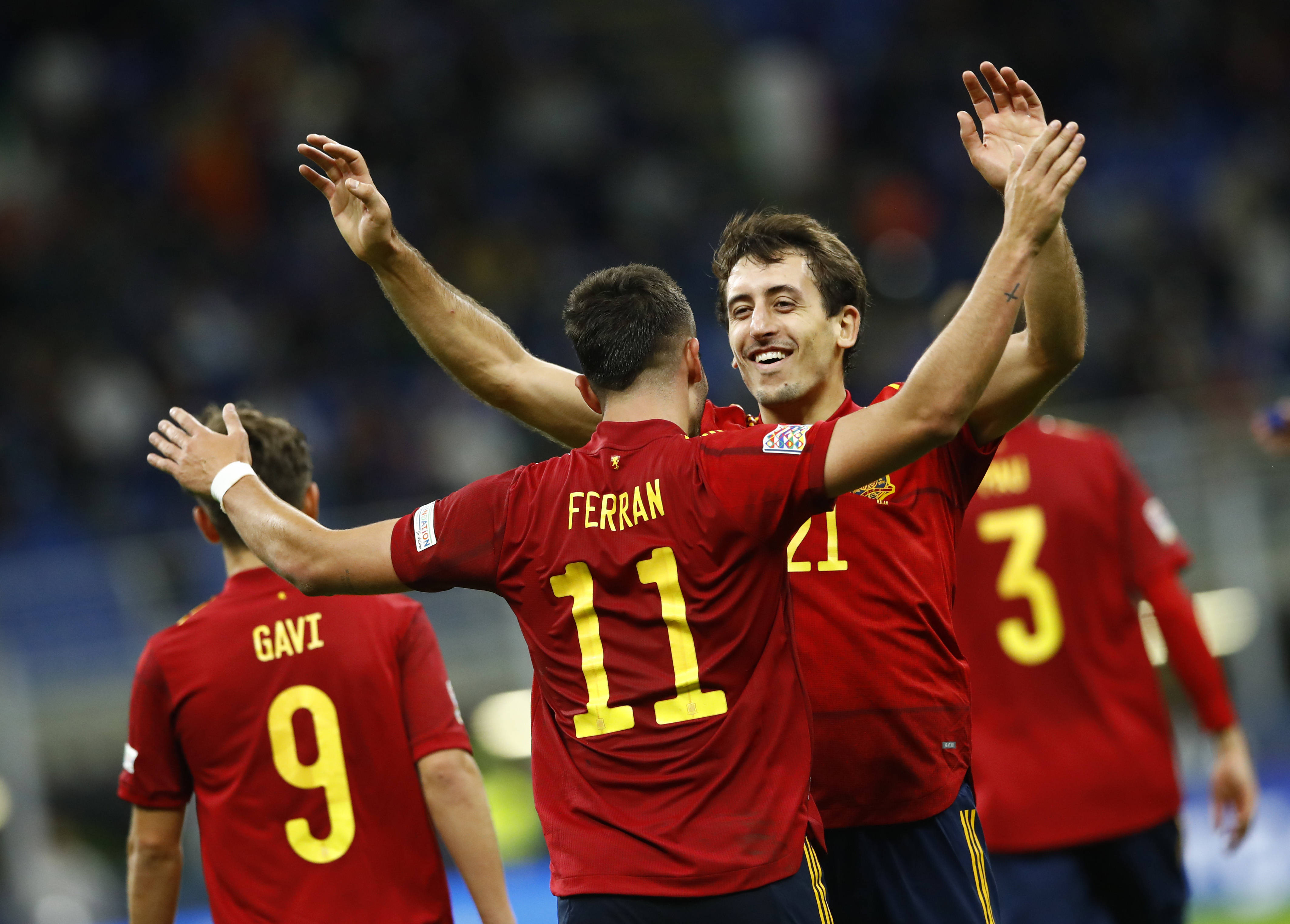 米兰|足球——欧国联：西班牙胜意大利