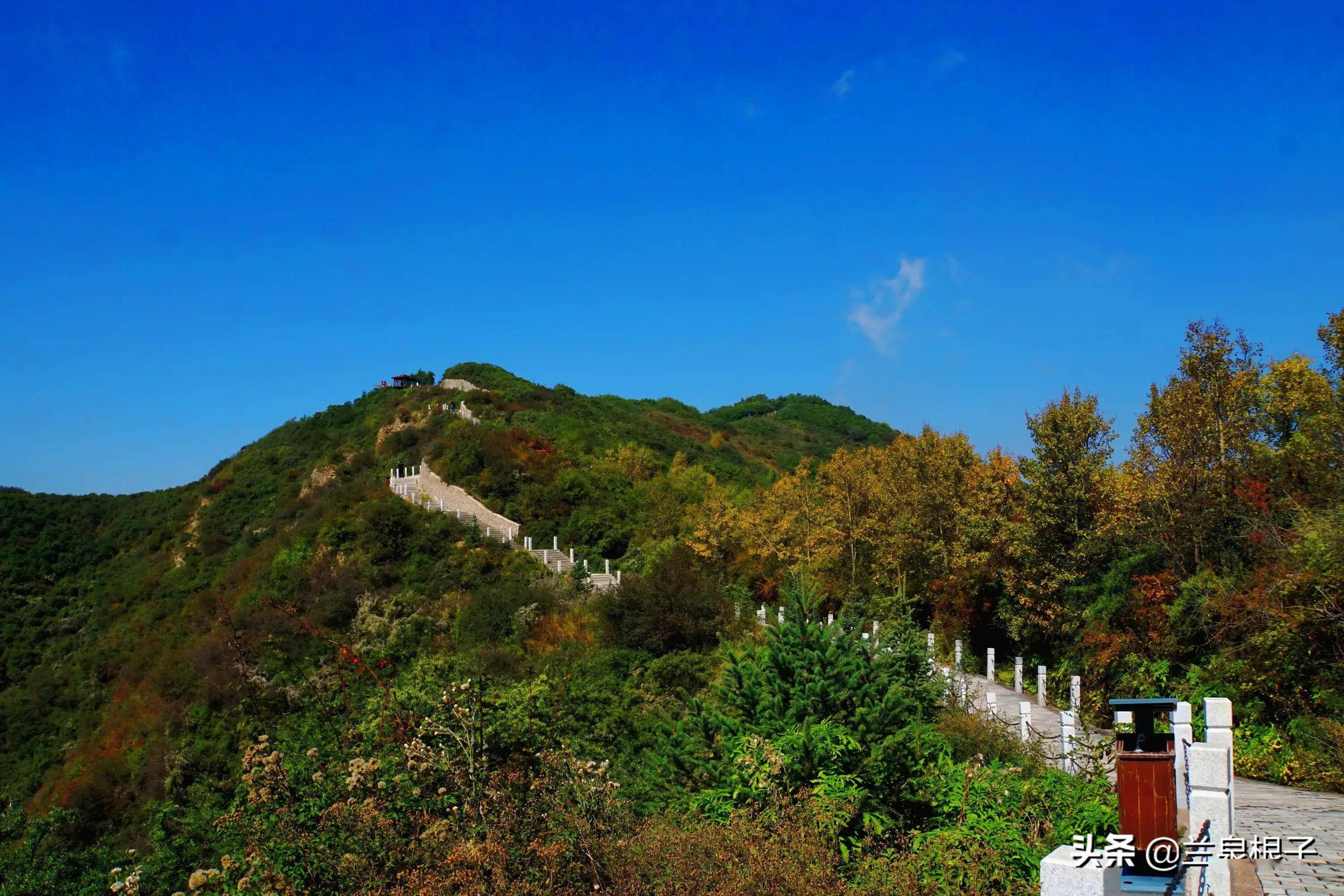 兰州石佛沟景区云顶山秋韵惹人醉