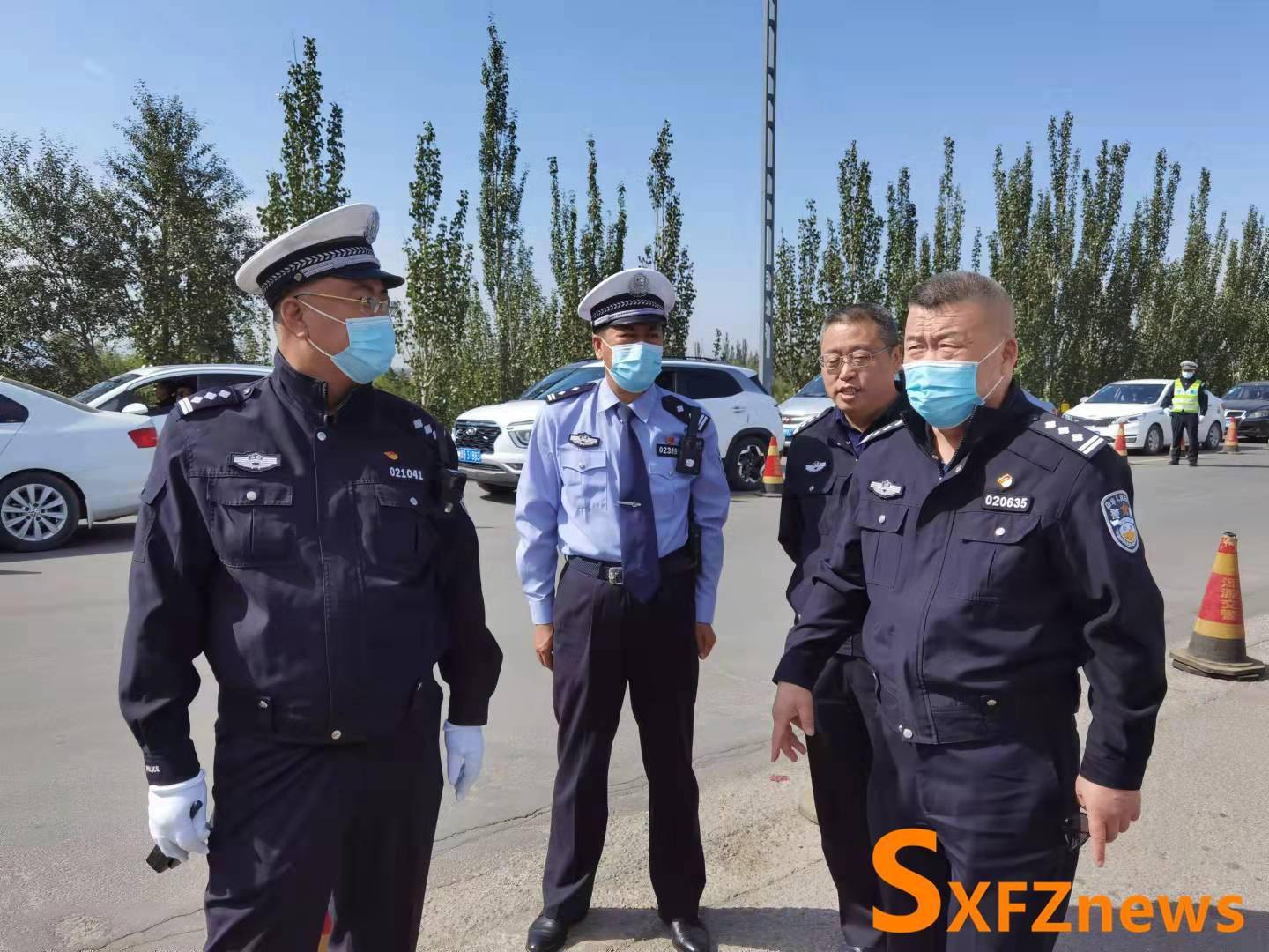 大同交警风雨坚守圆满完成国庆道路交通安保工作