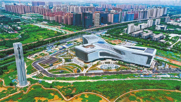 历史|河南省科技馆新馆正在进行外立面安装调试、内部布展施工