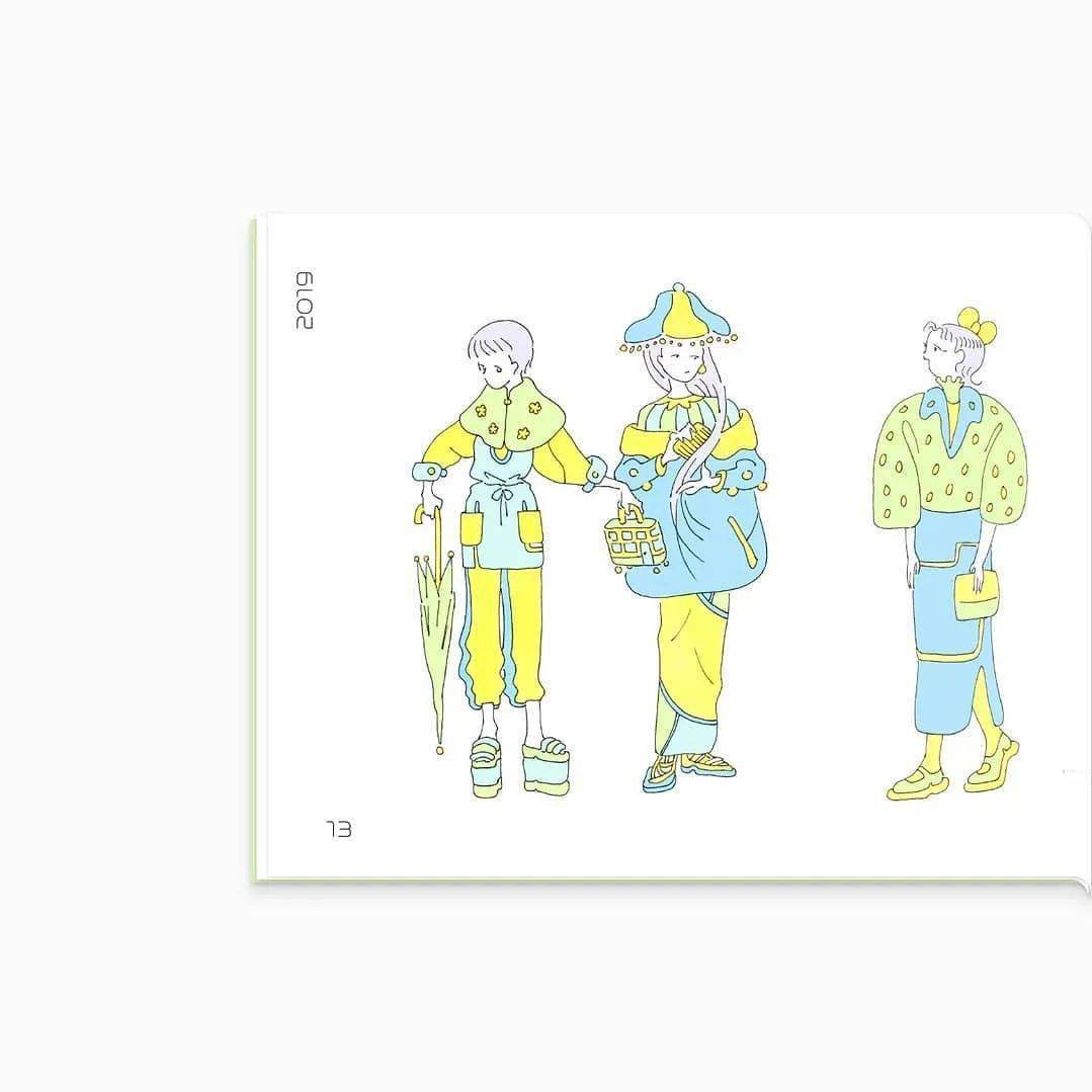 Genie 插画 | 未来主义也能唯美？空灵少女的梦幻世界