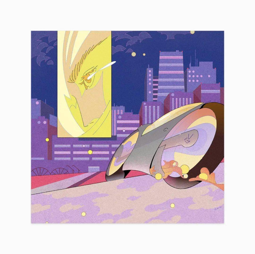 Genie 插画 | 未来主义也能唯美？空灵少女的梦幻世界