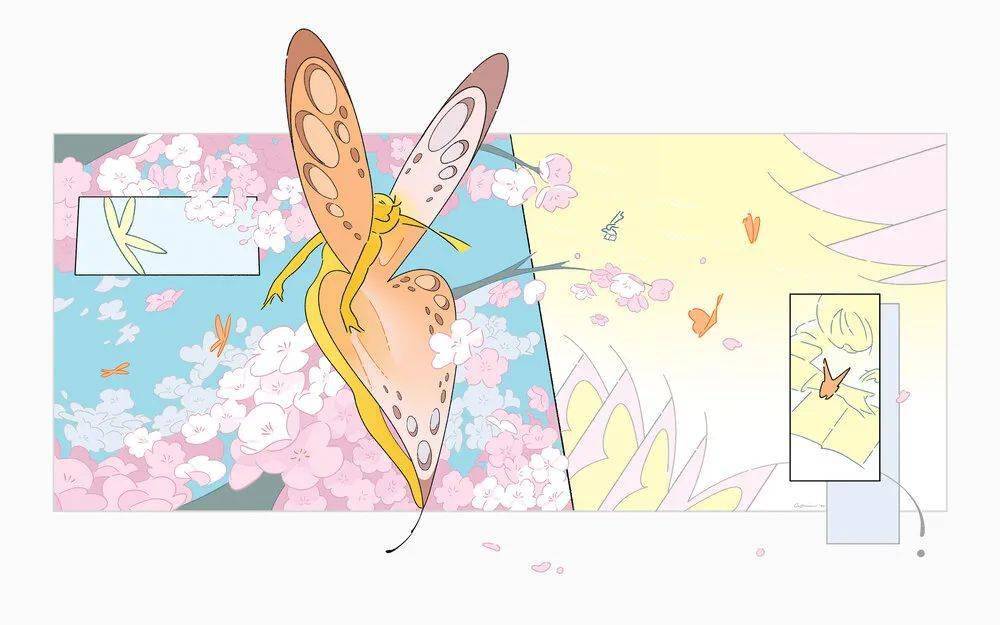 Genie 插画 | 未来主义也能唯美？空灵少女的梦幻世界