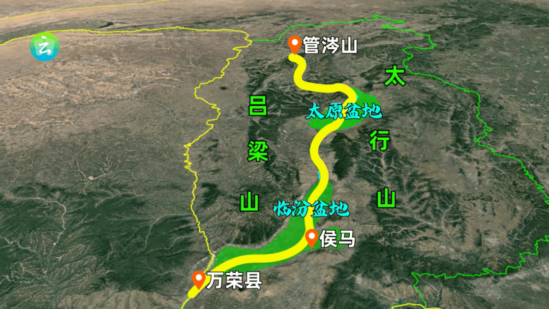 汾河地图位置图片