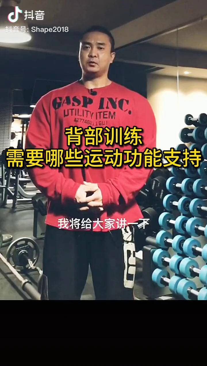 背部训练需要哪些运动支持 健身 尚形健身 抖音涨知识 曹宇