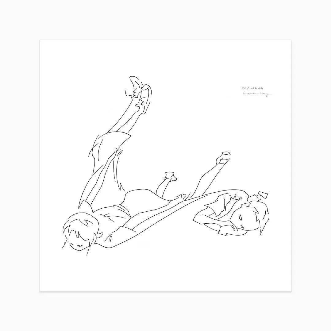 Genie 插画 | 未来主义也能唯美？空灵少女的梦幻世界